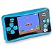 QINGSHE QS-4 Consoles de Jeux Portables, Console de Jeux Retro FC Game Console 2.5 Pouces TFT Écran 182 Rétro Classique Jeux, Arcade TV Jeux Vidéo, Cadeau d'anniversaire pour Enfants （Bleu）