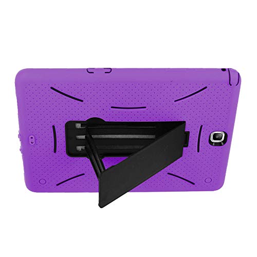 Galaxy Tab A 8.0 2015 Case T350, Kiq Full-Body Durable Drop Protection Case Cover Kickstand For Samsung Galaxy Tab A 8" Sm-T350 Sm-T355 (Purple) #TOP2