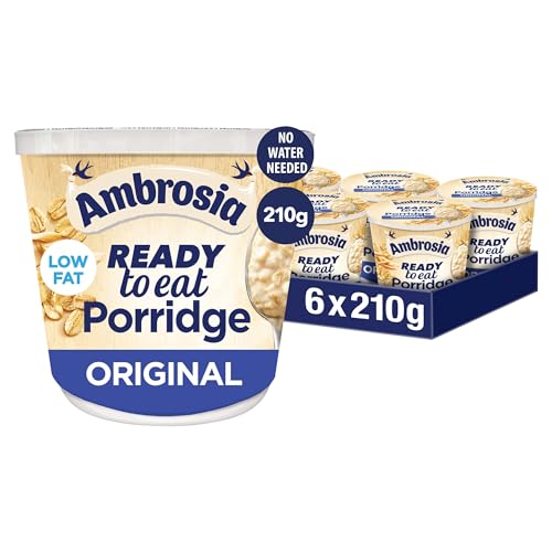 Ambrosia Original Ready-to-Eat Porridge Pots 210 g (6-Pack)