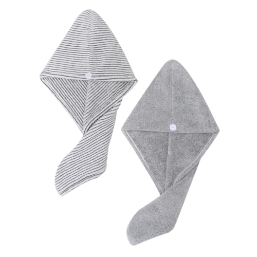 FOMIYES 4 Unidades De Microfibra Envoltório De Chuveiro Shampoo Gorros Para Crianças Chapéu De Faixa