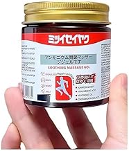 TRILY Japanese Formula Soothing Massage Gel for Joint & Muscle Pain Relief – Arnica, Mugwort, Hyaluronic Acid – Back, Neck, Knee & Leg Massage Balm – 100% Herbal Fast Absorption Formula – 100g ((PACK OF 1))