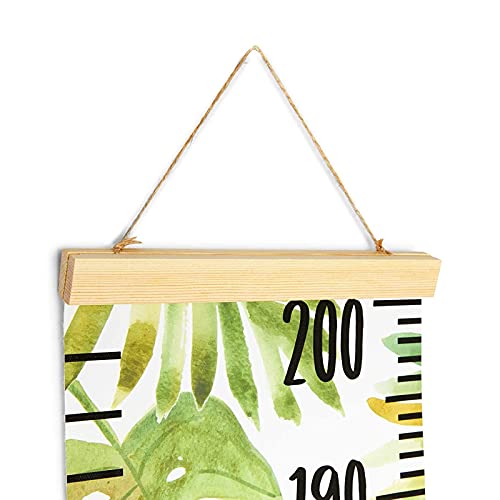 image for Juvale Safari Height Chart for Kids and Baby - Canvas Removable Growth