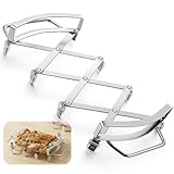 Expandable Trivet with Handles, Stainless Steel Hot Plate Holder with Upgraded...