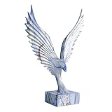 KITCISSL Art Figurine Sculpture Bureau Statuette Decoration Statue Moderne Deco Chambre Déploie Ses Ailes Statues Ornements pour Chambre Bibliothèque Meuble TV Décor, Cadeau (Color : Blauw)