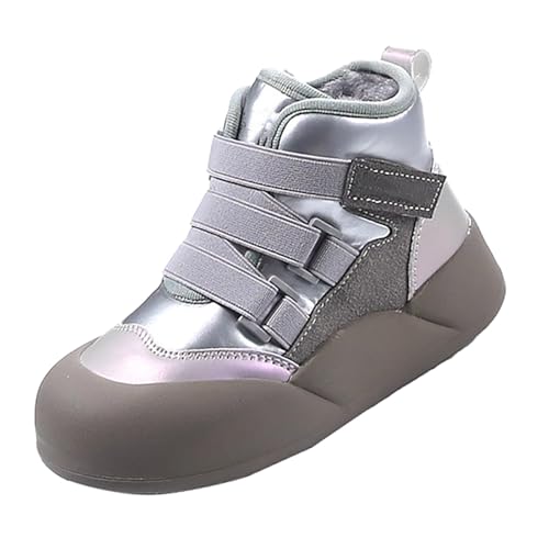 Boys Girls Winter Shoes Kids Anti-Slip Soles Boots Non Slip Sneakers Outdoor Arch Ankle Support Shoes For Toddlers