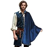 Design : la cape Tudor est une petite cape longueur hanche, équipée d'une longue corde décorative qui peut être nouée autour du cou ou de la poitrine, ce qui est à la fois confortable et à la mode. Son apparence élégante en fait un excellent accessoire pour une variété de costumes de la Renaissance ou de fantaisie, particulièrement adapté pour la noblesse ou les mousquetaires.
