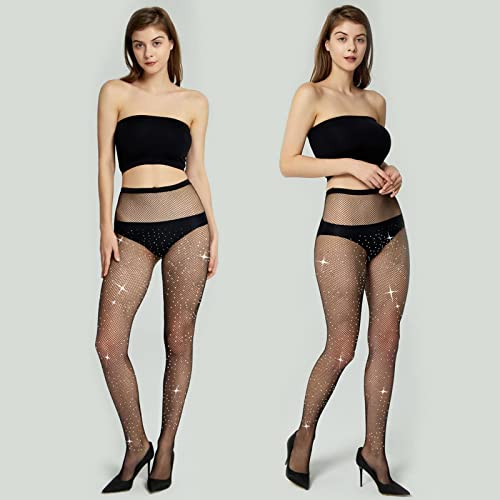 Image of Fishnet Stockings Lace Patterned Tights High Waist Pantyhose Fishnets for Women