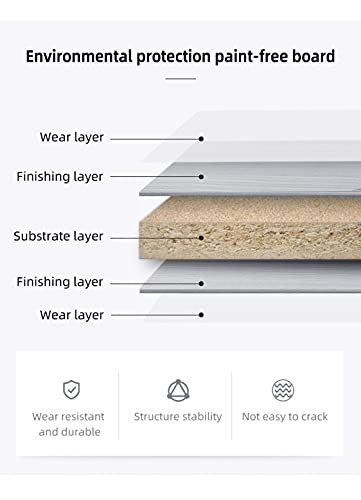 Oldpard Folding Wall Mounted Desk With 2 Foldable Chairs | Foldaway Table Set and Dining Chairs With Backrest for Kitchen, Dining & Living Room (Gold Diamond_Table + 2pcs. Folding chairs) 4 Oldpard Folding Wall Mounted Desk With 2 Foldable Chairs | Foldaway Table Set and Dining Chairs With Backrest for Kitchen, Dining & Living Room (Gold Diamond_Table + 2pcs. Folding chairs) - Image 4