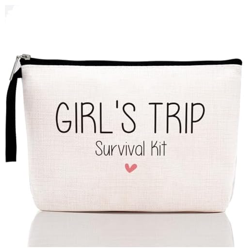 Hanamiya Na Weekender Bags for Women Weekend Bag Girls Trip Gifts Cosmetic Bag Girl's Trip Survival Kit Makeup Pouch Bachelorette Bridesmaid Friend Gifts for Sister Bestie BFF Bride