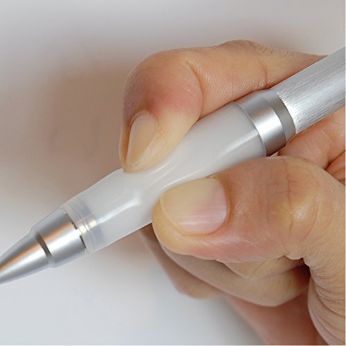 Bolígrafo Uni Alpha-Gel Jetstream 0.7 mm Plata tinta negra miniatura 3