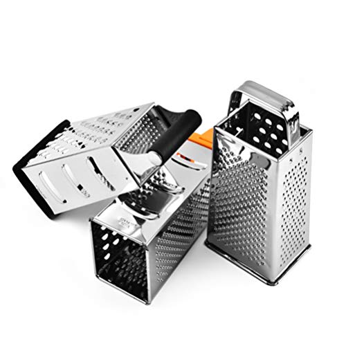 Ralador de vegetais Cabilock de aço inoxidável, ralador de quatro lados, cortador de frutas, aliment
