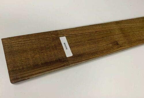 Lumber Wood for Woodworking - Construction - Landscaping 1/2" x 2" x 12" Bocote Thin Stock Lumber Boards Wood Crafts