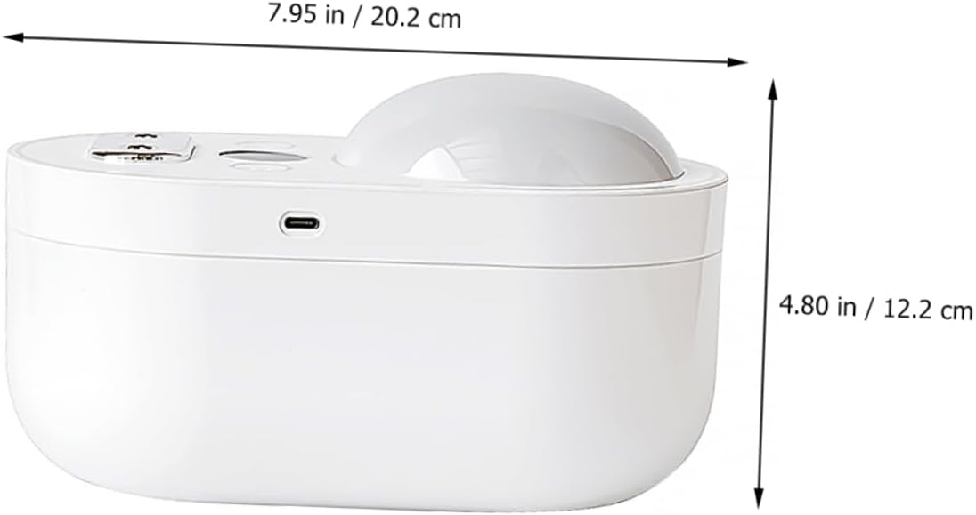 DOITOOL USB Rechargeable Projector Humidifier Large Capacity Silent Spray for Home Moisturizing