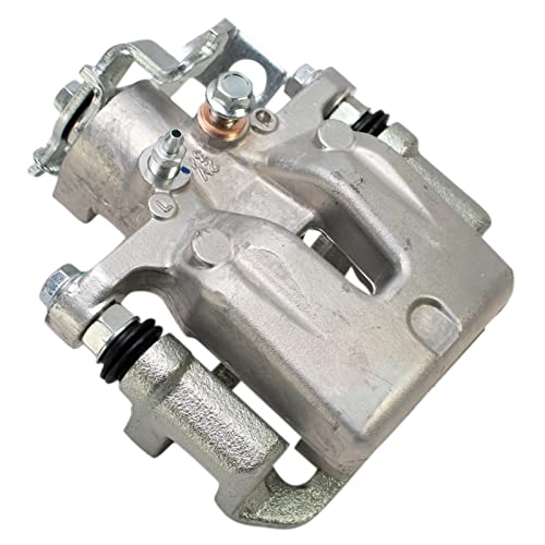 Image of TRQ Rear Left Brake Caliper w /Bracket Drivers Side | For 2013-2017 Hyundai Elantra GT 2012-2016 Veloster 2014-2018 Kia Forte 2014-2016 Forte Koup Forte5