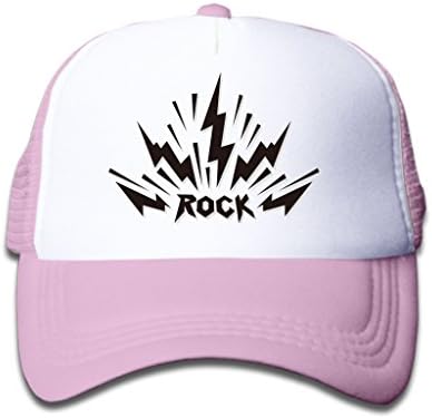 Baseball Caps Rock Black Letters with Lightning Hat