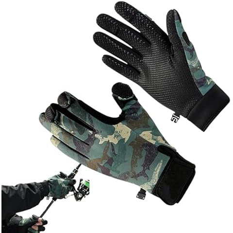 Gants de pêche d'hiver yupeuooe Cover