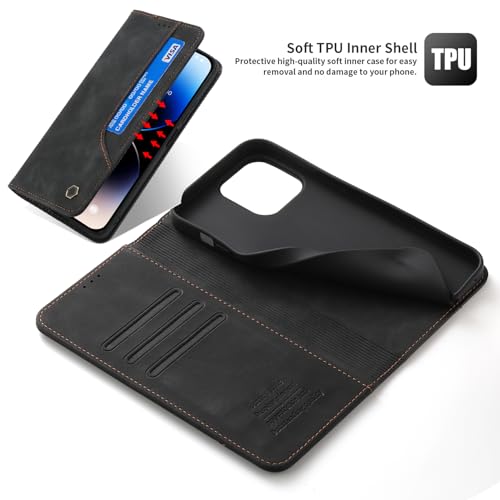 Étui portefeuille iPhone XS Max rouge anti-choc pour protéger vos cartes
