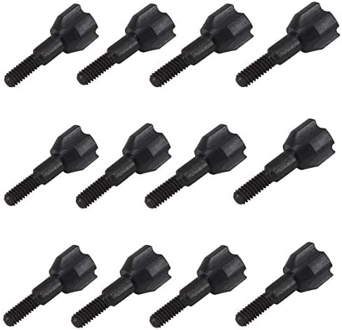WLOOD 100 Grain Archery Hunting Small Game Hammer Broadheads Crossbow Compound Bow Arrow Tips (12 Packs Black) WLOOD 100 Grain Archery Hunting Small Game Hammer Broadheads Crossbow Compound Bow Arrow Tips (12 Packs Black)