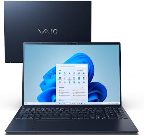 Notebook VAIO FE16 AMD® Ryzen 7-5825U Windows 11 Home 16GB RAM 512GB SSD 16" IPS WUXGA - Cinza Grafite