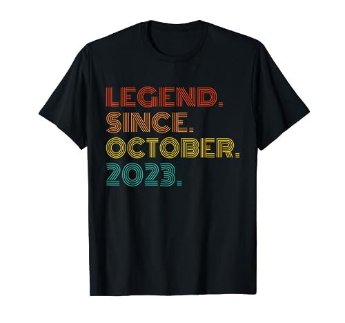 Legend Since October 2023 Birth Of Birthday 2023 Vintage T-Shirt