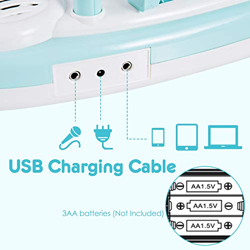 COSTWAY 37-toetsen kinderpiano, elektronisch toetsenbord orgel met krukje, kinder muziekinstrument, multifunctionele… - Image 7