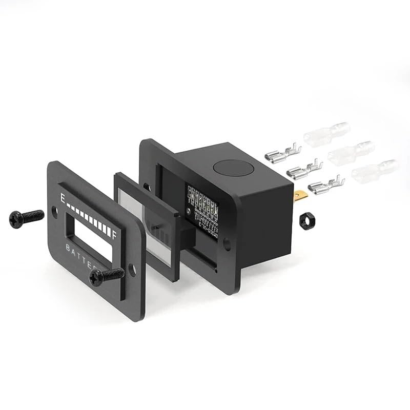Indicador de batería 12-24 V, medidor apto para Yamaha, Golf, carrito, Ezgo, Club Car pieza de automóvil