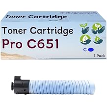Pro C651 C751 828185 828188 828186 828187 Toner Cartridge Compatible for Ricoh Pro C651 C751 Printers,high Printing Page Count 48500 Pages Cyan