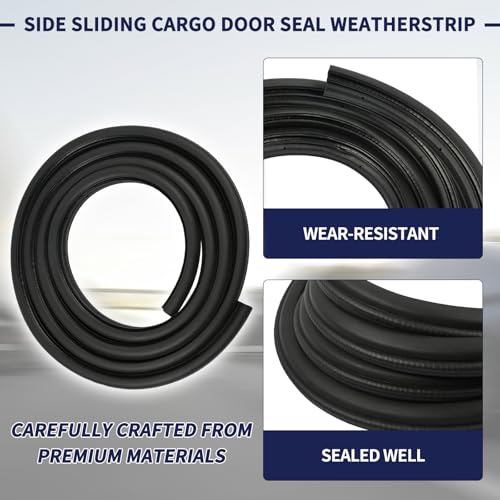 Magimaker 68226113AB Side Sliding Cargo Door Seal Weatherstrip Fit for 2014-2024 Ram 1500/2500 / 3500 Promaster Vans Highroof or Lowroof by Magimaker - Image 7