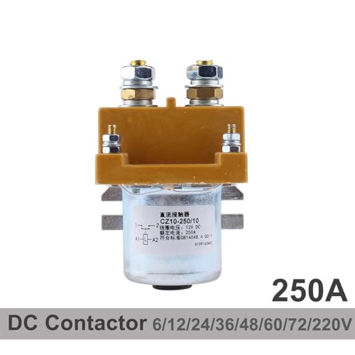 Contacteur CC CZ10-250A NO 48V de puissance industrielle