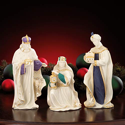 Lenox 6399943 First Blessing Nativity Three Kings Figurine Set #TOP4