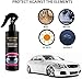 Peachloft Car Spray, Peachloft Nano Car Scratch Repair Spray, Nano Wipe Crystal Coating, fluxfade nano car spray, nuracoat nanos cars sprays with Wipe & Sponge (120ML-3PCS)