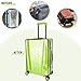 YSSPPOY 3 Pieces Luggage Cover, Thickness Clear Suitcase Covers for Luggage, 20
