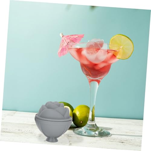 Molde de Silicona para Cubos de Hielo Flor de Rosa 3 Piezas miniatura 2