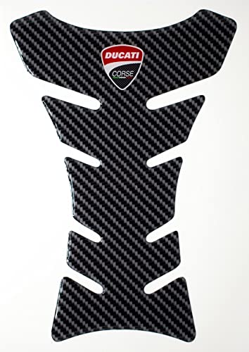 Protection de reservoir Moto MODELS en Gel compatible DUCATI corse CARBONE Pad réservoir 3D Cover