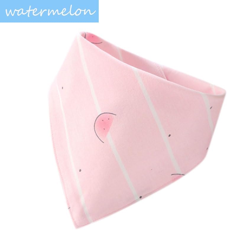 100% Cotton Baby Bandana Drool Bibs for Boy and Girl - 9 Pcs Baby Bibs for Drooling or Teething and Feeding