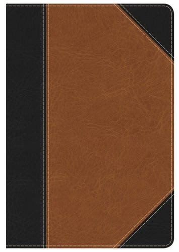 KJV Study Bible Personal Size, Black/Tan LeatherTouch