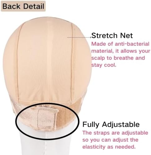 IsshinBeauty Lace Wig Grip Cap Women: 4x5 Swiss Lace Front for Glueless Wig — view 7