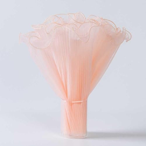 Miniatura 6 de Teensery Paquete de 2 paquetes de 5 yardas de papel de malla para envoltura de flores, ramo floral, hilo de malla, suministros de embalaje de regalo