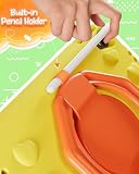 ProCase Etui dziecięce do iPada A16 11. generacji/iPada 10. generacji 27.7 cm/iPad Air 27.9 cm M2 M3 / Air 5th/ Air 4th, odporne na wstrząsy, z uchwytem na rysik, uchwytem pierścieniowym, paskiem na