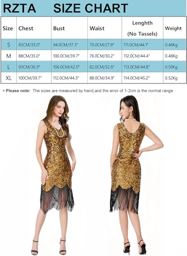 Image of Women Flapper Dresses 1920s V Neck Beaded Fringed Great Gatsby Club & Night Out Dresses