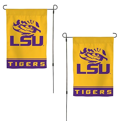 Desert Cactus Louisiana State University LSU Garden Flag 12 x 18 Inch LSU Tigers Banner for Outdoor Display and Events (Design B)