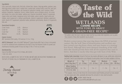 Taste Of The Wild Fowl Dog Food, 13.2-Ounce