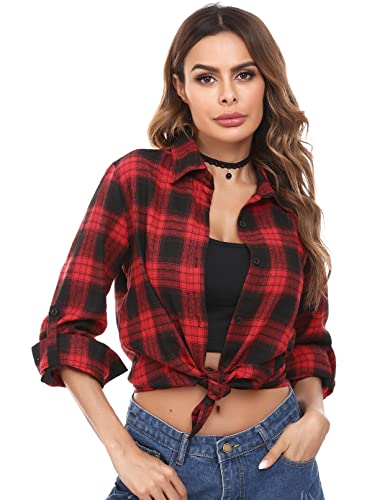 ▷ Camisa cuadros mujer ✔️ Comparador de Precios