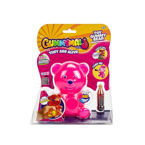 Jiggly Pets Gummymals Pink Interactive super squishy gummy bear style pet with over 20 plus sounds and reactions For Children aged 4+ - Image 3