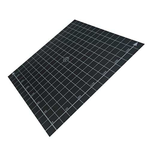 POPETPOP 3 Pcs Hot Bed Sticker for 3d Printer 300x300mm Black Paper Surface with Dull Polish for Pla, Abs, Petg Filament