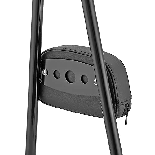 Mofun Tall Gloss Black Detach Passenger Backrest Sissy Bar With Pad Compatible With 2018-2023 Harley Softail Deluxe Heritage Classic Street Bob Etc #TOP6