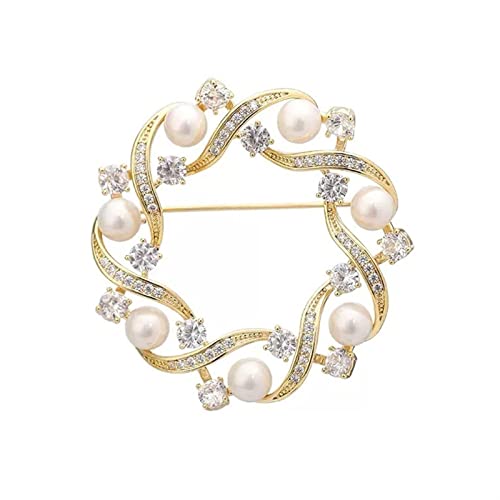 Broche de couronne délicate pour femmes, l'élégance de luxe pour vos robes de soirée