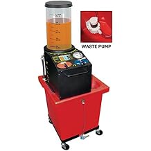 UView 570000X Vacufill Automotive Coolant Exchanger with Auxiliary Waste Drain Pump, Fits all Engine Cooling Systems, 3 Gallon New-coolant Fill Tank, 12 Gallon Waste-coolant Reservoir, Tests for Leaks