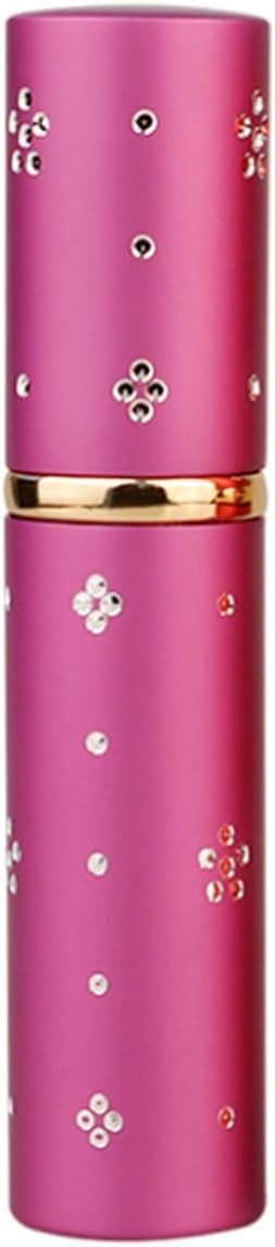 Mini Bottiglie di Profumo da Viaggio, Atomizzatore di Profumo 5ml Bottiglia di Profumo Ricaricabile Spray Atomizzatore Contenitore da Viaggio Portatile Bottiglia di Profumo di Vetro di Alluminio Ricar
