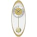 Produktbild AMS. design Wanduhr Quarzuhr mit Pendel ausgefallene Wanduhren Aluminium Glas